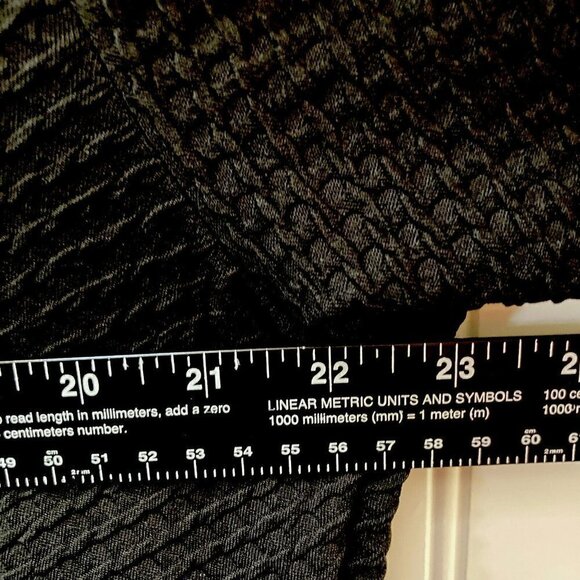 Apt 9 Women’s Smock Texture Bodice Fit Flare Elbow Sleeve Black Short Dress-2XL - Picture 5 of 9